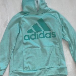 Teal girls adidas hoodie